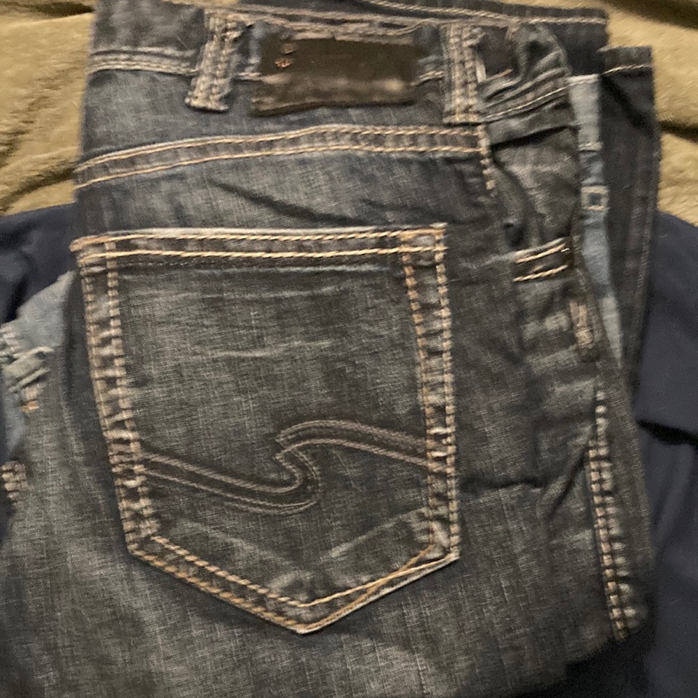 Silver jeans